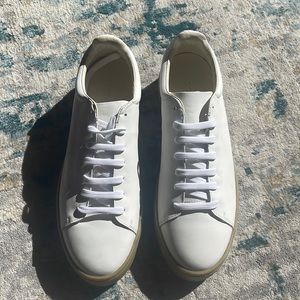 STAMPD Men’s White Leather Sneakers